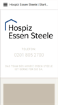 Mobile Screenshot of hospiz-essen.de
